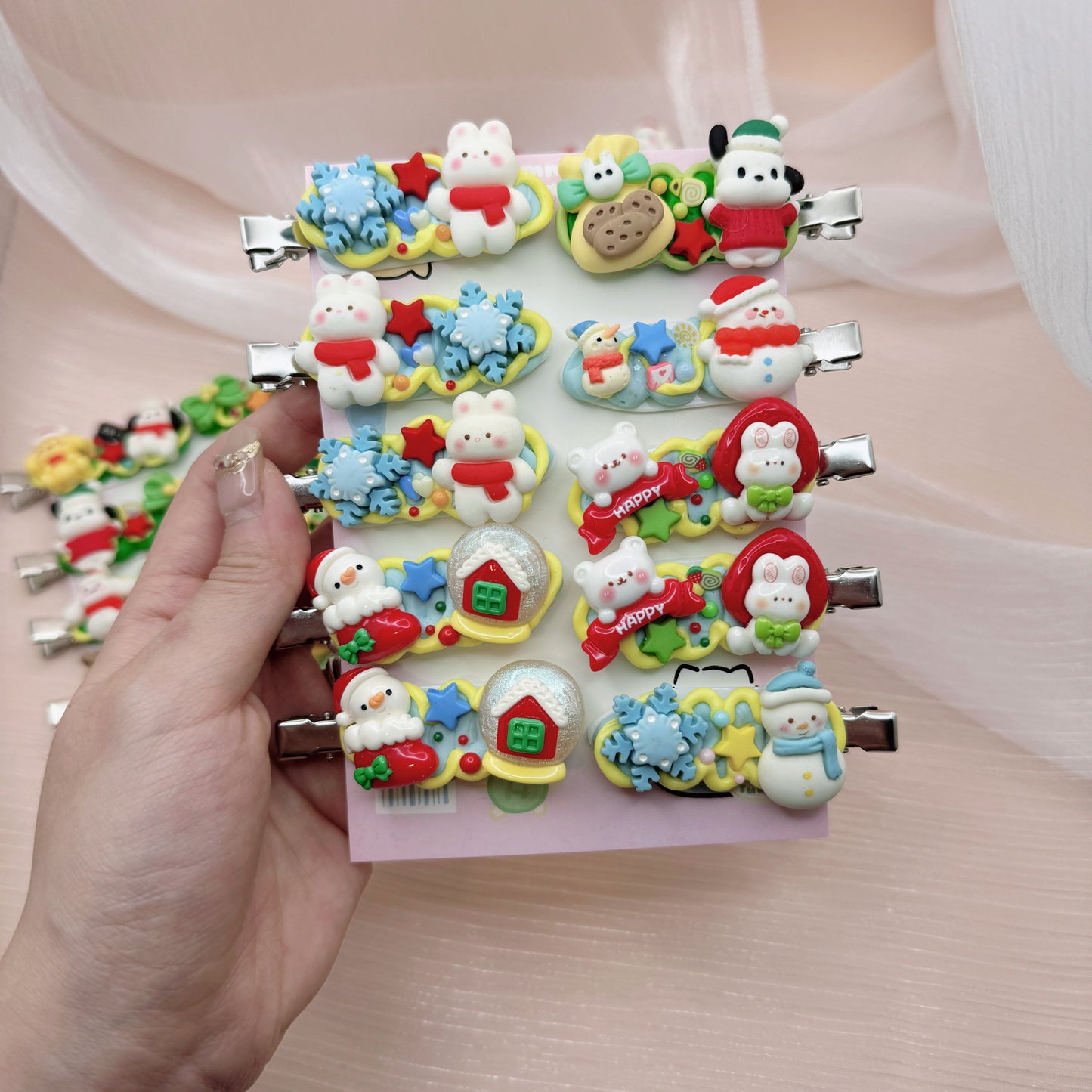 Christmas Hair Clips(random 1)