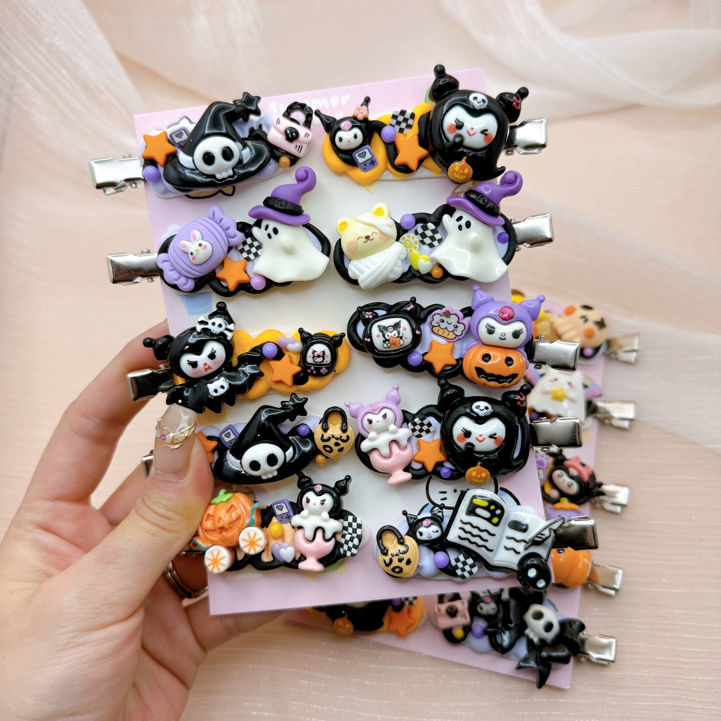 Spooky Hair Clips(Random 1)