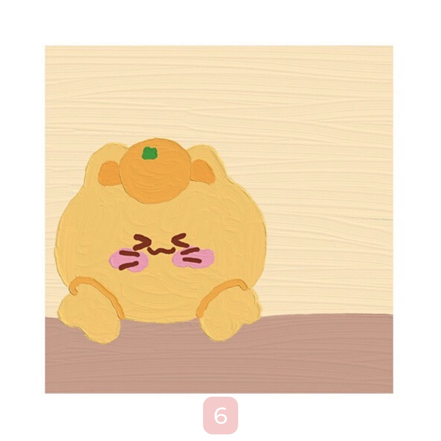 Oil Painting Cartoon Animal Sticky Notes, Study and Office Supplies, Kawaii Stationery, Memo Pad, To Do List, Check List, 80 Pages