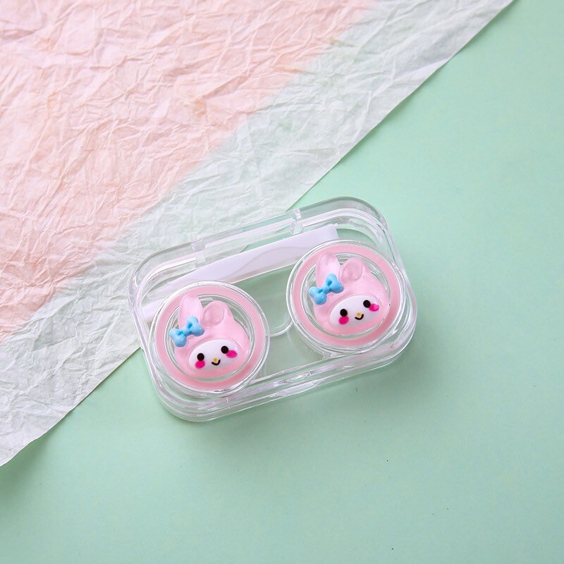 Kawaii Contact Lens Case, portable Contact Box, Cartoon Contact Box, Kuromi, Cinnamoroll, My Melody, Pochacco, Pompompurin